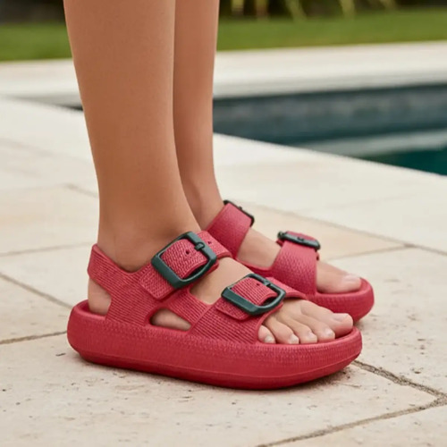 Sandalia Hebilla Confort Chancla Huarache Niño Niña Segura | MercadoLibre