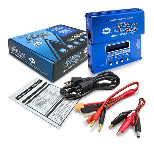 Carregador Balanceador Lipo Nimh Imax B6ac C/ Fonte Arduino