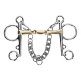 Accesorio De Broca Pelham Horse De Acero Inoxidable Articula