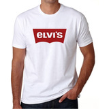 Polera Elvis Presley . Logo Jeans.