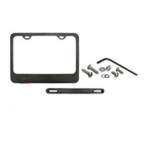 Marco Portaplaca Metalico C-base Para Moto Grande Negro