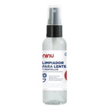 Liquido Para Limpiar Lentes Ninu 125 Ml Con Atomizador 