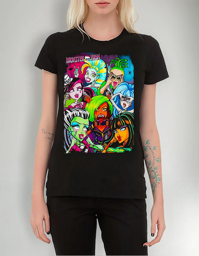 Playera Dama Terror Halloween Muñecas Bratz