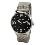 Reloj Stone St1165 Acero Malla Tejida Para Hombre Liniers