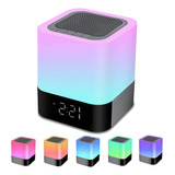 Kpr Altavoz Bluetooth, Reloj Despertador Altavoz Inalámbrico