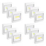 Set X12 Luminaria Led Reflector Moderno A Pila (incluidas)