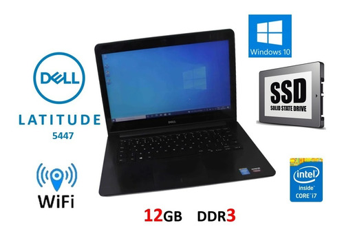 Notebook Dell Inspiron 5447 Preta 15 , Intel Core I7-4510u