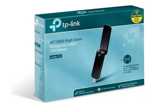 Adaptador Usb  Wi-fi Tp-link Archer T4u Ac1300 Dual Band