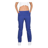 Pantalon Para Chef Unisex Azulina Con Resorte Bolsillos T. L