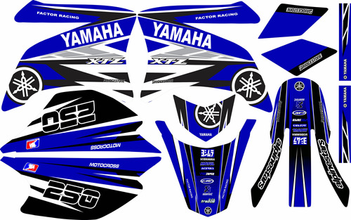 Kit De Calcos Enduro Yamaha Xtz 250