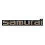Emblema Samurai Cromado ( Incluye Adhesivo 3m) Suzuki Samurai