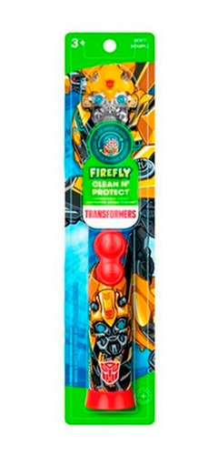 Escova De Dente Infantil  Elétrica Transformers Firefly, 3+