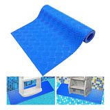 Alfombra Protectora Para Escalera De Piscina, Azul, 36x36 