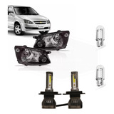 Juego Optica Corsa Classic Negra + Cree Led + Posicion