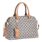 Bolsa Feminina New Cristal Mão Cg83816 Chenson Cor Natural