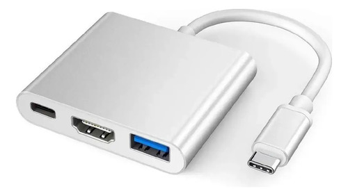 Adaptador Usb C A Hdmi 3 En 1 Usb 3.0 Usb Tipo C