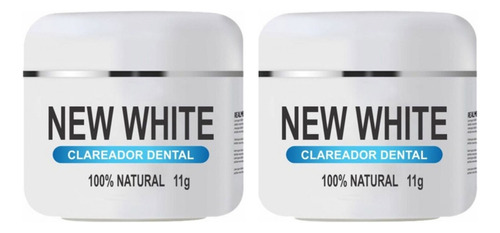 New White Clareador Dental Carvão Ativado 2un