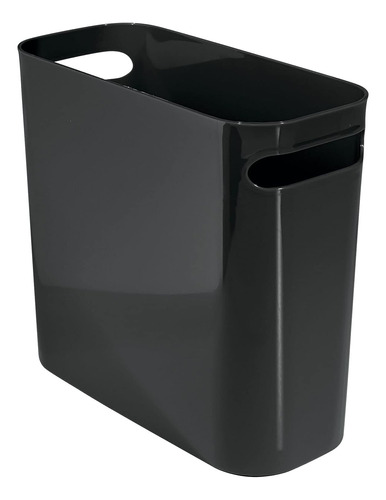 Bote De Basura Pequeno De Plastico Mdesign Negro