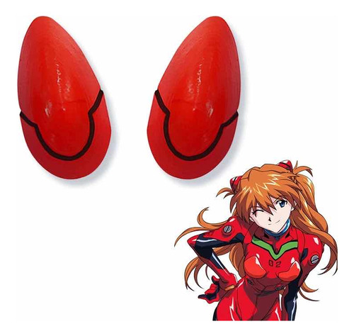 Pinches Horquillas Asuka Langley Cosplay Evangelion 7 Cm