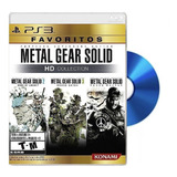 Metal Gear Solid Hd Collection Ps3 Disco  Fisico Sellado 