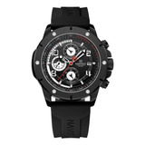 Reloj Naviforce Deportivo Banda De Goma Con Cronógrafo 