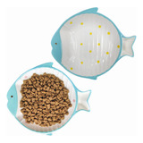 Ag-unicorn Plato De Ceramica Para Gatos Apto Para Bigotes, D