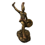 Guerreiro Leonidas Espartano Estatueta Grande Decorativa