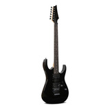 Guitarra Eléctrica Deviser L-g5 Negra, Floyd Rose, C/funda Color Negro Material Del Diapasón Rosewood Orientación De La Mano Diestro