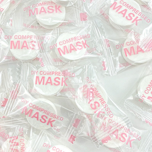 Mascarilla Facial Comprimida Mask X 10 Unidades