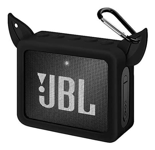 Funda Generico Impermeable Compatible Con Jbl Go2 -negro