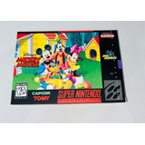 Jogo Fita Cartucho Super Nintendo Snes Mickey Coletane Repro