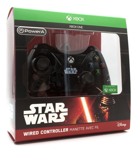 Control Alámbrico Powera Xbox 360 Star Wars Kylo Ren 