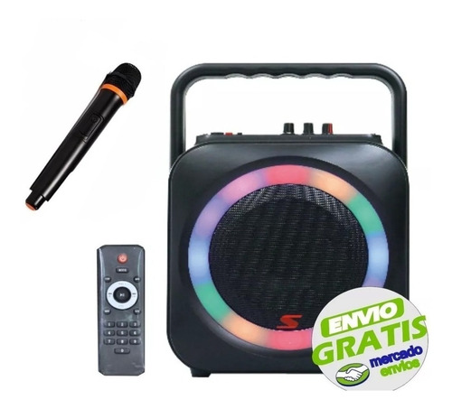 Parlante Bluetooth Portátil Radio Fm Microfono Panacom