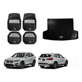 Tapetes 3d Logo + Cajuela Bmw X1 2016 A 2019 2020 2021 2022