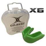Bucal Protector Gilbert Junior Anatomico Pack X6 Rugby