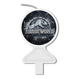 Vela De Bolo Aniversário Decoração Enfeite Jurassic World