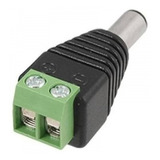 Conector Dc Jack Bornera Para Cctv Macho X 100 Unidades