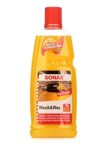 Sonax Wasch & Wax Shampoo Con Cera De Carnauba 1 L