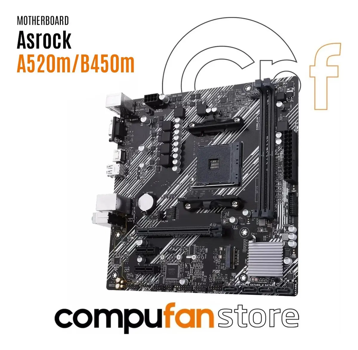 COMBO RYZEN 7 5700G + A520/B450 + 16GB + SSD NVME 1TB