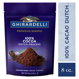Ghirardelli Cocoa Alcalina Sin Azúcar 227 G