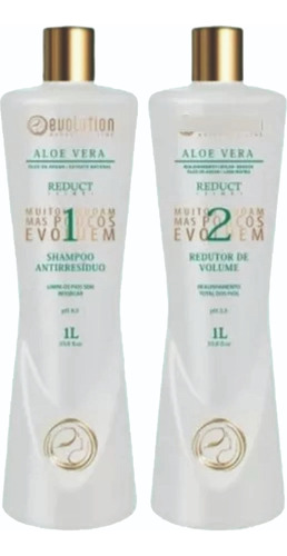 Kit Progressiva Organica 100% Liso Profissional Aloe Vera 