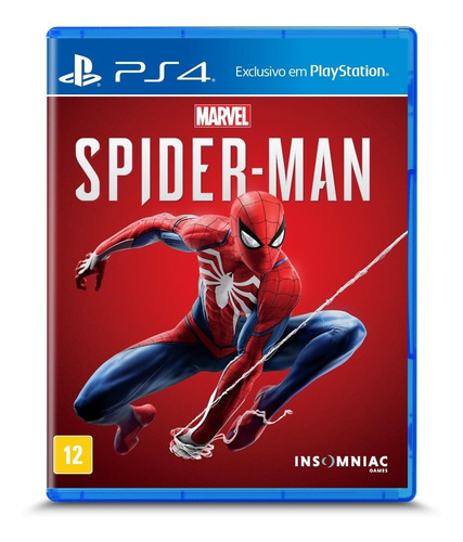 Jogo Marvel Spider Man - Homem Aranha - Spiderman  Ps4