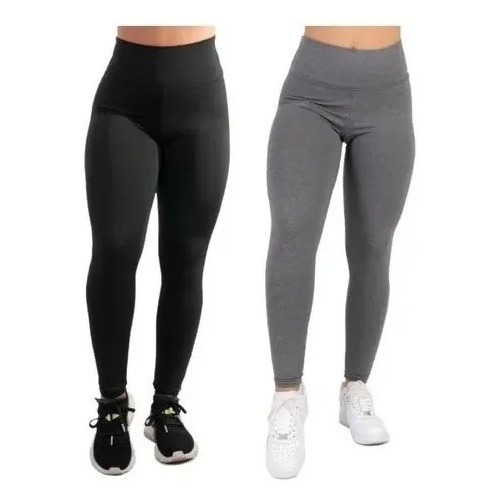 Kit 2 Calças Leg Feminina Yoga Aumenta Bumbum Envio Imediato