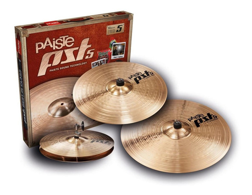 Hi-hat 14+crash 16+ride 20 - Marca Paiste