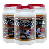 Colágeno Hidrolizado Glucosamina Biotina Manzana Canela 3 Pz