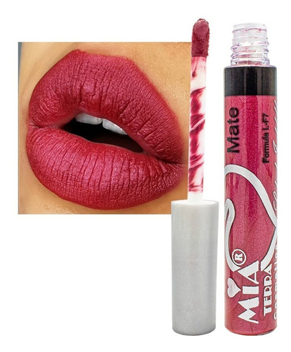 Labial Indeleble Acabado Mate Color Brandy