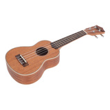 Miniguitarra Acústica Ukelele De Madera Portátil De 21 Pulga