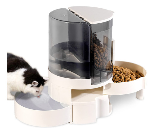 Alimentadores Automticos Para Gatos Y Dispensador De Agua, A