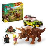 Lego Jurassic Park Investigación Triceratops, Juguete Jurass