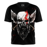 Camisa Camiseta God Of War Designer Kratos Gamer Ps4 Geek